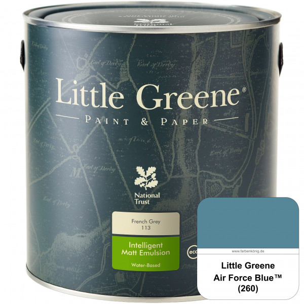 Little Greene Intelligent Matt Emulsion (260 Air Force Blue